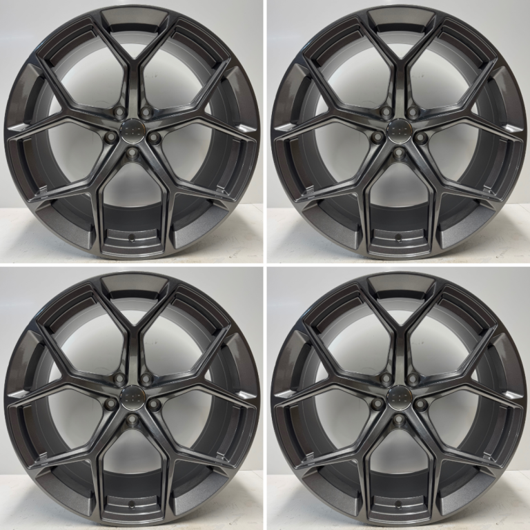 Audi A4 A5 A6 A7 19" RS6 Style Performance Alloy Wheel Set Grey Q3 Q5 Tiguan