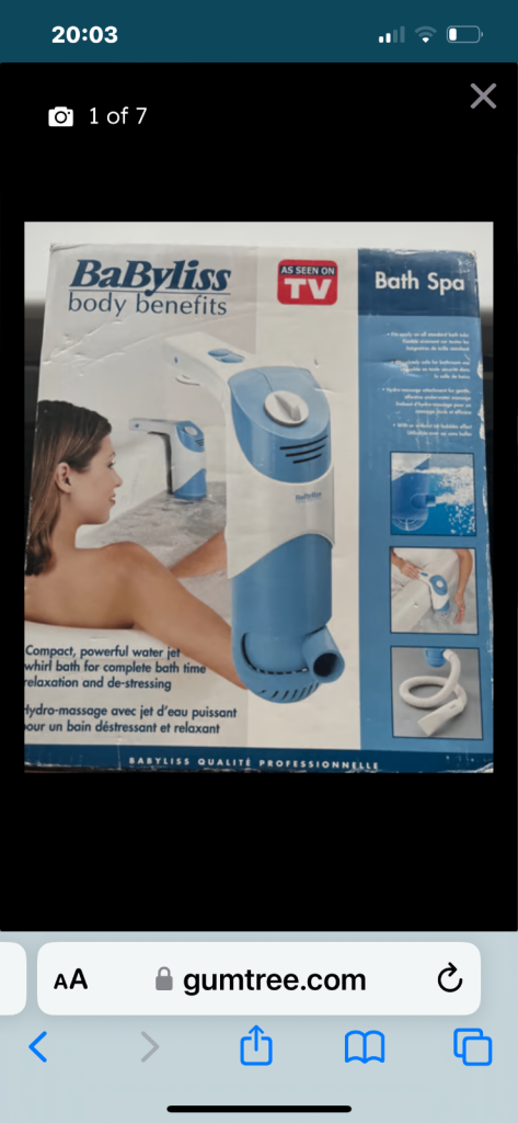 Bath Spa Babyliss Body Benefits £25New 