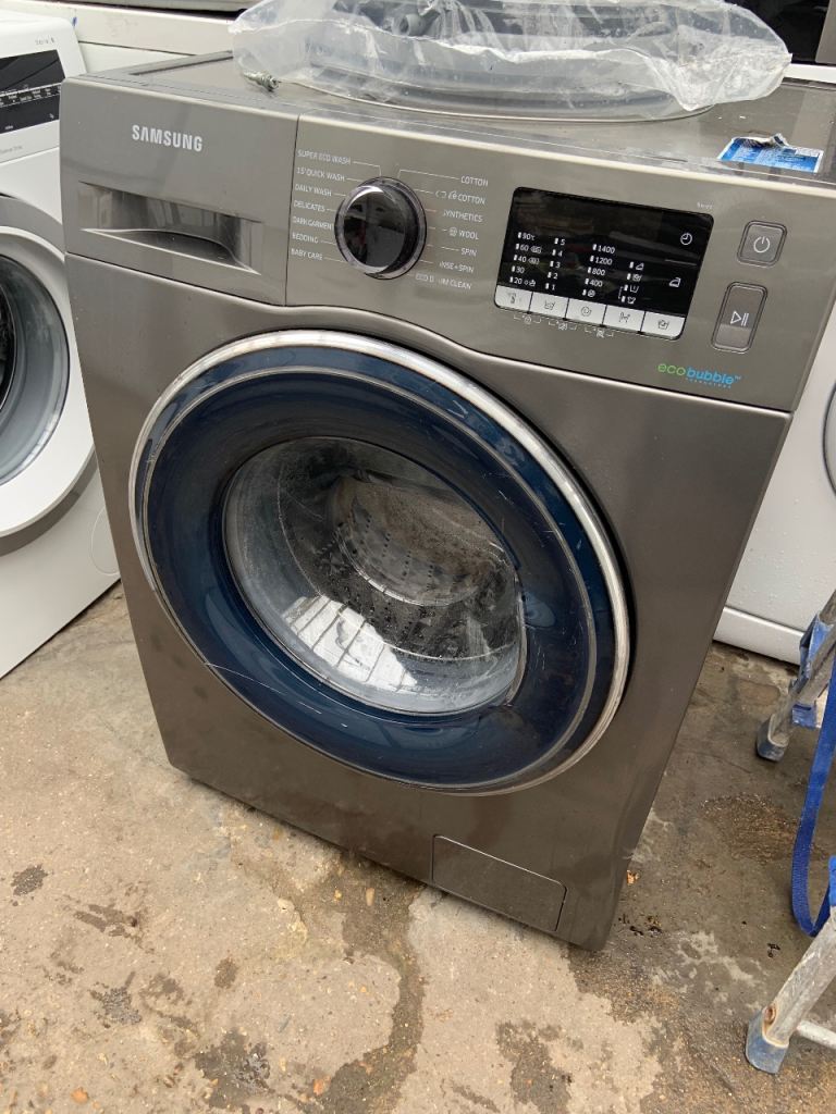 Samsung eco bubble 8kg washing machine silver
