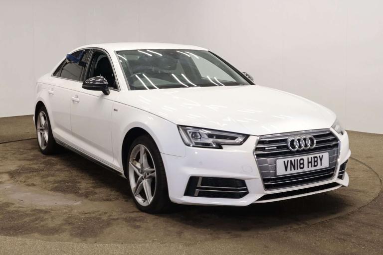 2018 Audi A4 2.0 TDI 190 Quattro S Line 4dr S Tronic [Ltr/Alc] SALOON DIESEL Automatic