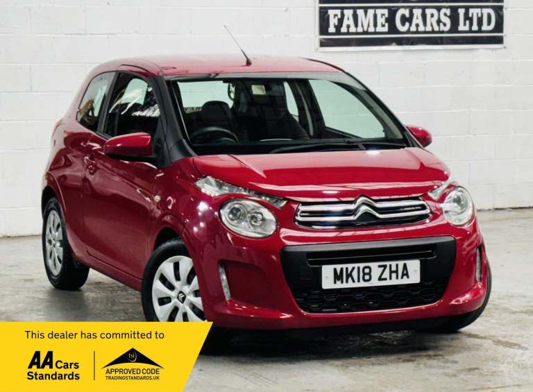 2018 Citroen C1 1.0 VTi Feel Euro 6 3dr HATCHBACK Petrol Manual