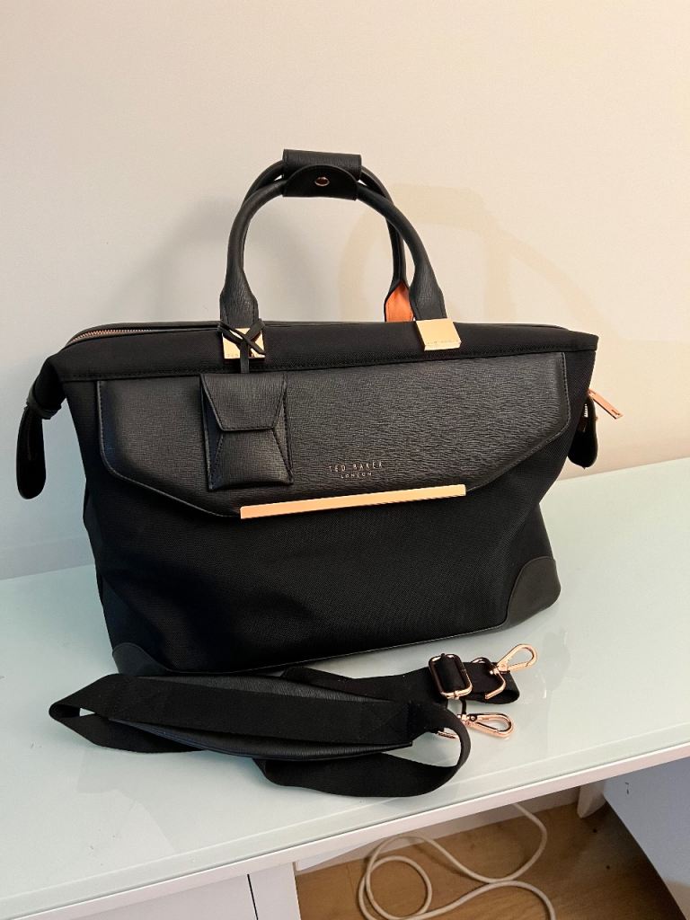 Ted Baker Hold all - rare Vegan leather rose gold accents