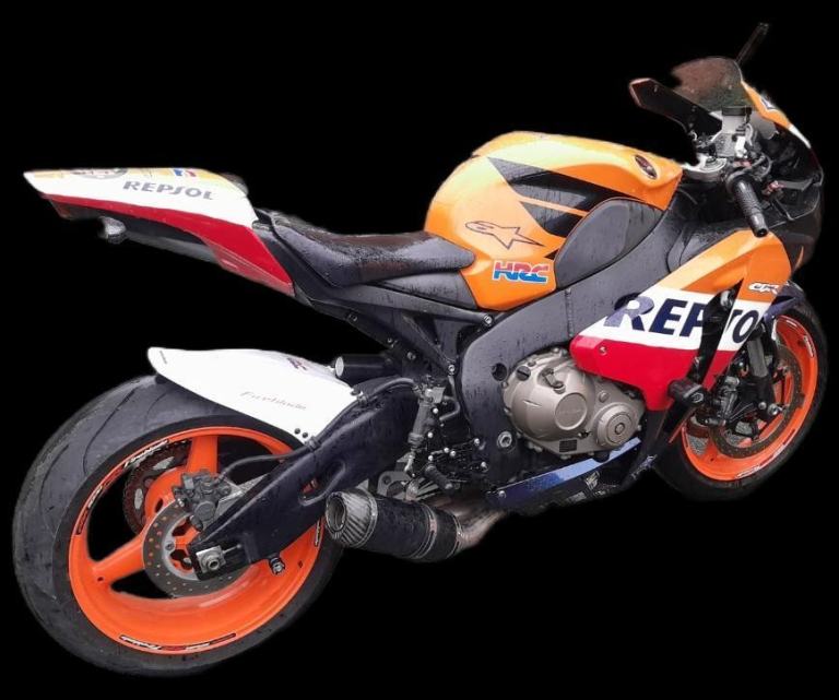 2008 58 HONDA CBR1000RR FIREBLADE CBR 1000 RR REPSOL SPORTS HPI CLEAR