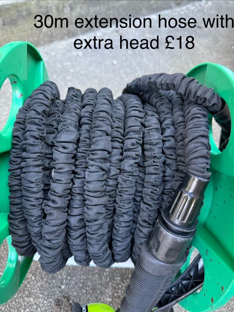 30m Extension Garden Hose with Extra Head
