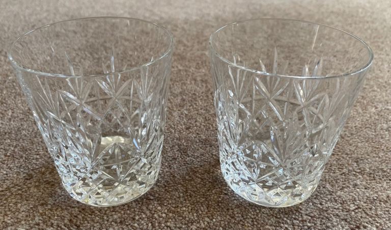 Cut Glass Shorts Glasses