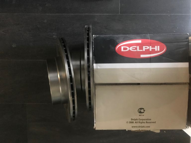 BMW 320d 2014 rear break disc’s , make Delphi .