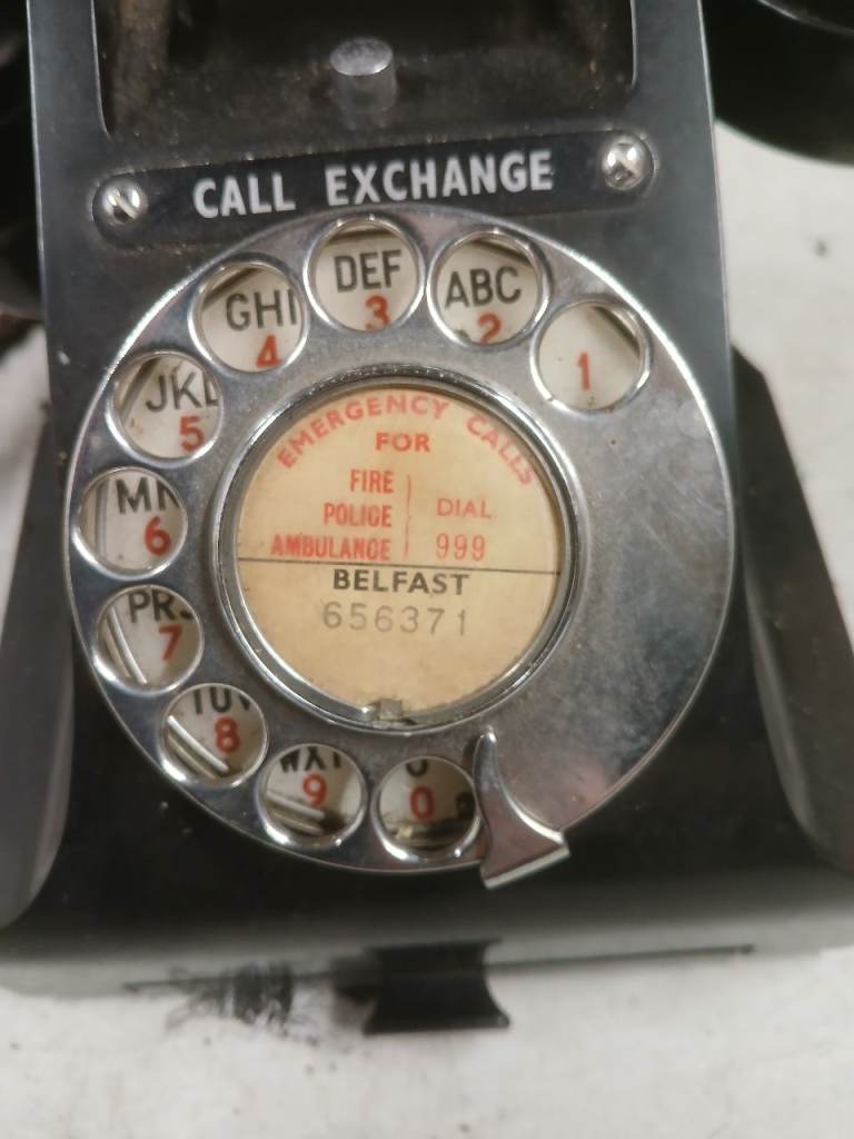 image for Original Vintage 1956 Bakelite Rotary Dial Phone