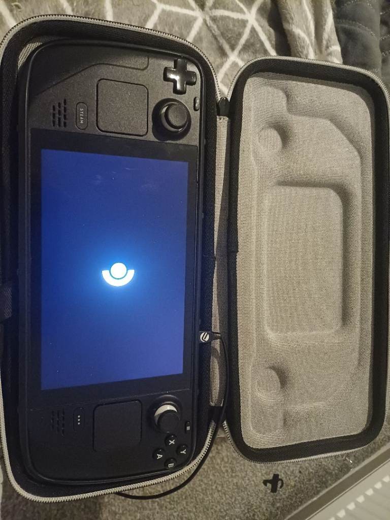 Valve Steam Deck, a handheld gaming computer. 