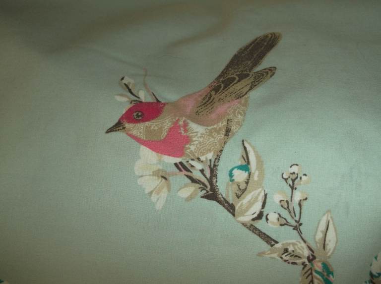 Dunelm 2 Beautiful Birds Double Duvet Covers and 6 Matching Pillowcases and Cushion Cover