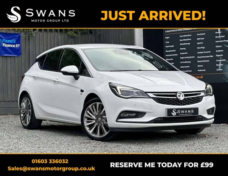2016 Vauxhall Astra 1.4i Turbo SRi Hatchback 5dr Petrol Manual Euro 6 (150 ps) Hatchback Petrol M...