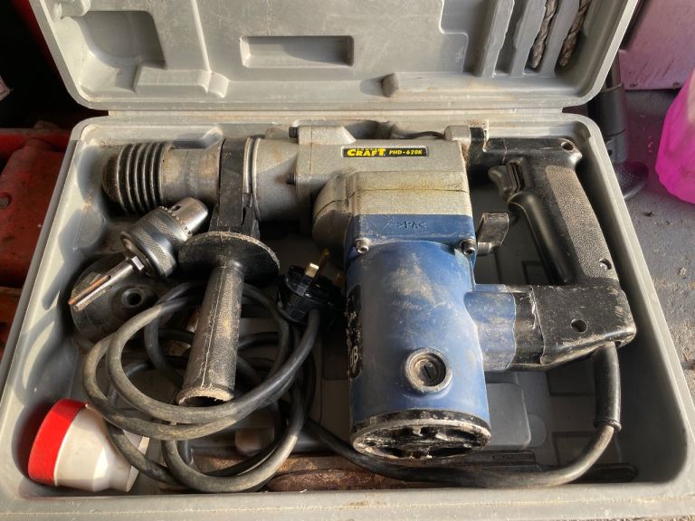 CRAFT PHD-620K Rotary Hammer Drill with Case, Fair Condition