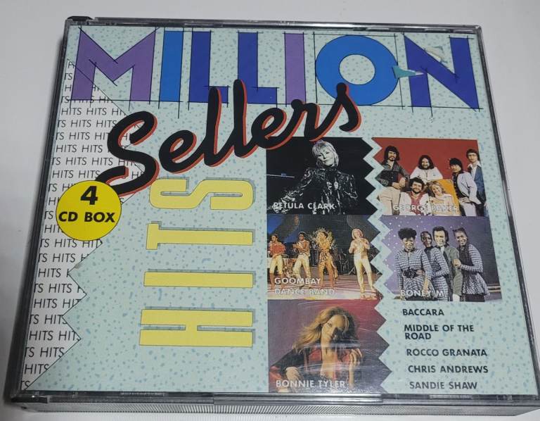 Various Artists 4 CD Box Best Sellers Hits - 56 Hits  Excellent Condition aa8