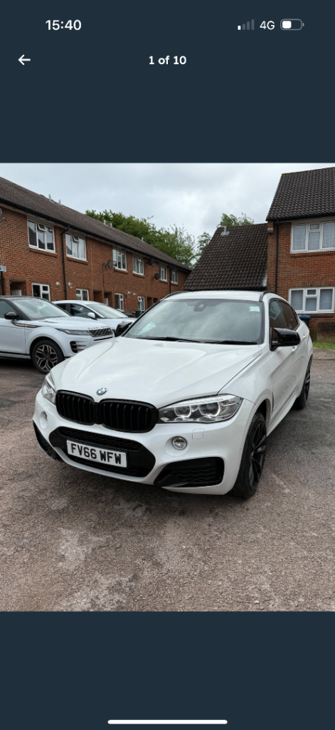 BMW, X6, Coupe, 2016, Semi-Auto, 2993 (cc), 4 doors
