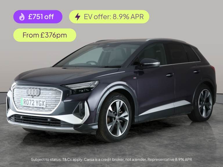 2022 Audi Q4 e-tron 40 S line SUV 5dr Electric Auto 82kWh (204 ps) - CARPLAY - LED - REVERSE CA S...
