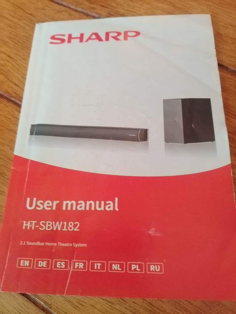 Sharp soundbar 