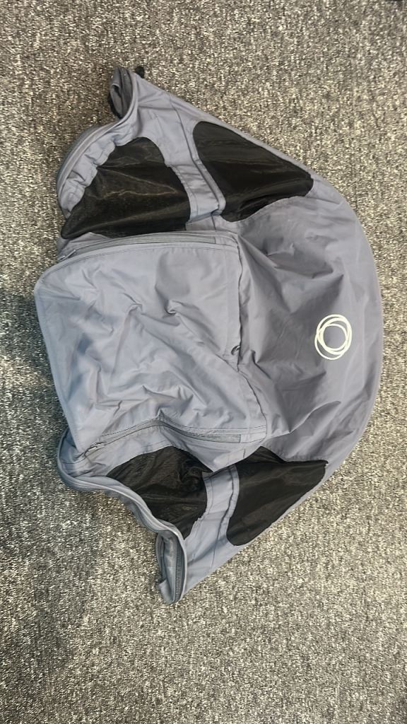 Bugaboo Donkey Breezy Hood - Grey Fabric, Good Condition