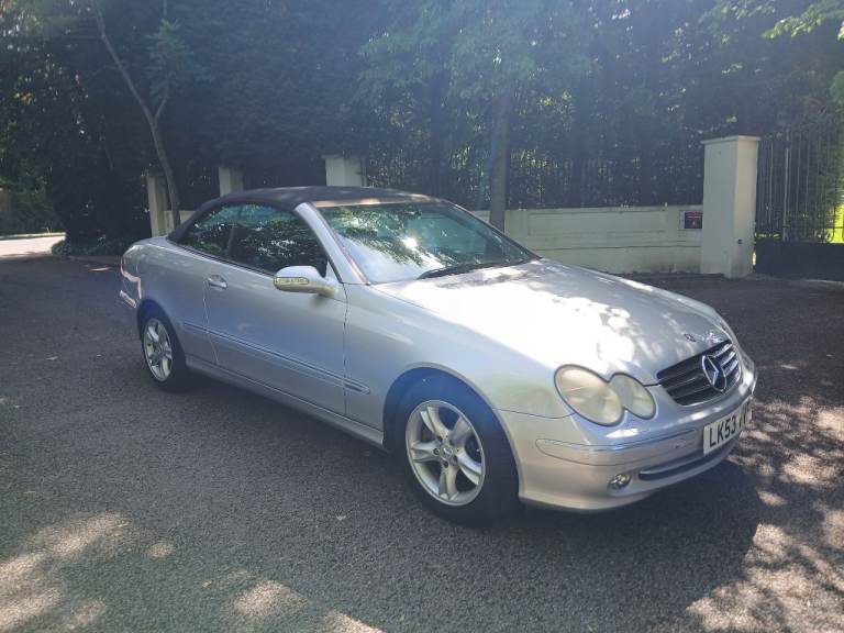 MERCEDES CLK AVANTGRADE 2004 CONVERTIBLE AUTO 80K PETROL 
