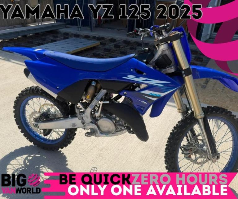 Yamaha YZ 125 2025 - Zero Hrs - BrandNew - Manual & Spares