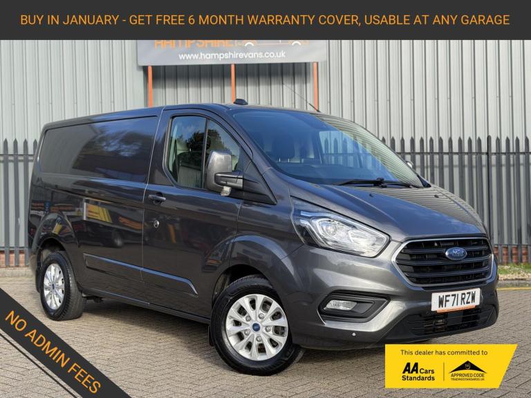 2021 Ford Transit Custom 1.0 340 EcoBoost 13.6kWh Limited Panel Van 5dr Petrol Plug-in Hybrid Aut...