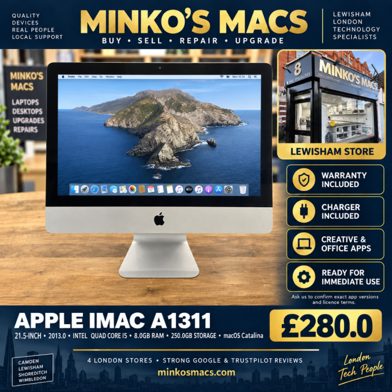 Apple iMac 21.5in A1311 i5 8GB 250GB SSD Computer Warranty