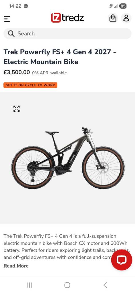 Trek powerfly fs+ 4