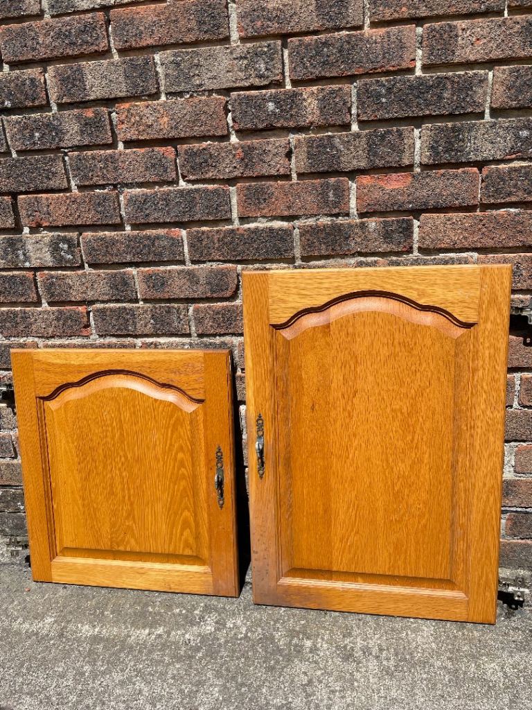 Solid oak kitchen doors and drawer fronts