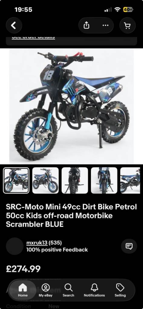 Mini moto dirt bike