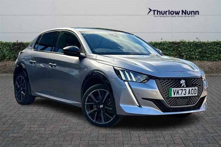 2023 Peugeot E-208 50kWh GT Hatchback 5dr Electric Auto (7.4kW Charger) (136 ps) Hatchback Electr...