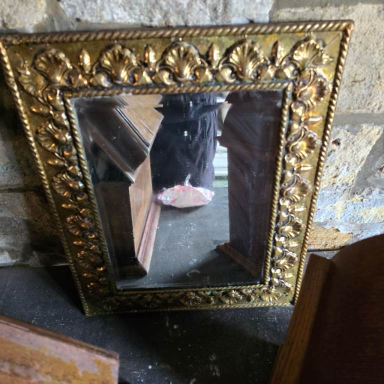 Ornate Gold Decorative Wall Mirror