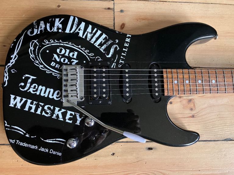 Squier Showmaster Jack Daniels 2004 Electric Guitar Rare