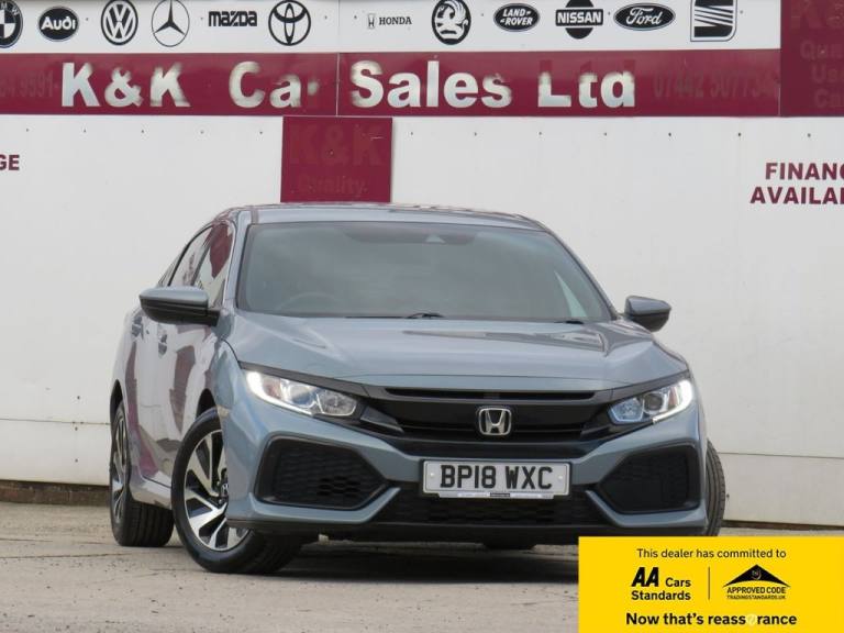 2018 Honda Civic 1.0 VTEC Turbo SE 5dr CVT HATCHBACK PETROL Automatic