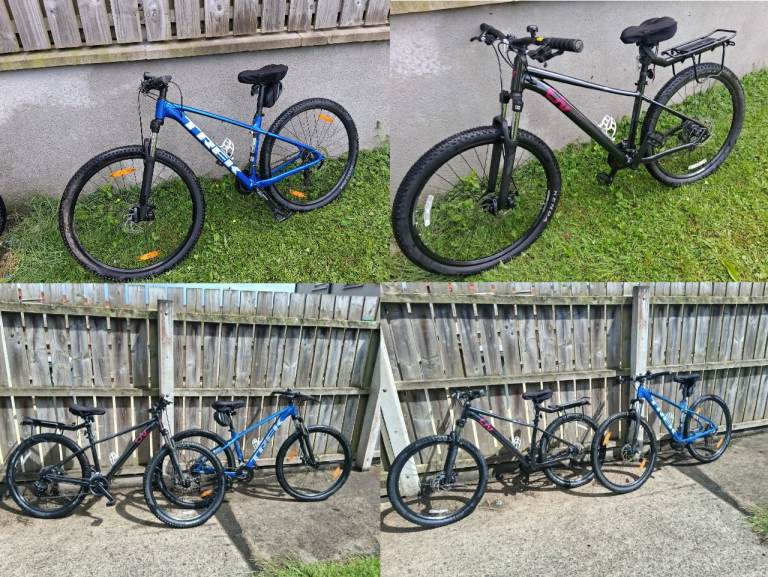 2 Adult size Mountain bikes.
