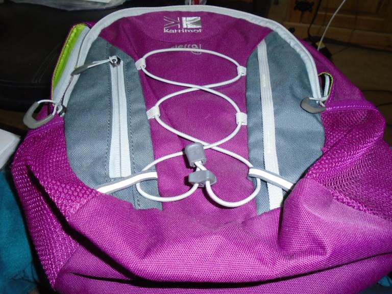 KARRIMOR 10L BACKPACK RUCKSACK / BOYSENBERRY / X1 / USED WITH TAGS /