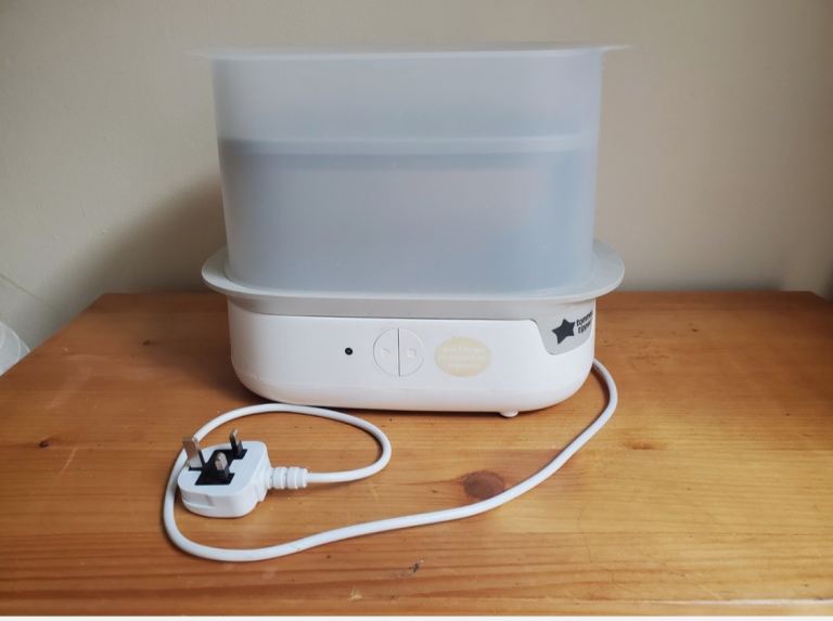 image for Tommee Tippee White Supersteam Electric Steam Steriliser for Bottles