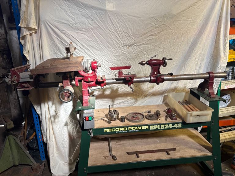Vintage Record Power RPLB24-48 Wood Lathe 