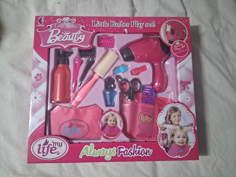 Brand New Sealed — Little Barber Beauty Hairdresser Play Set | Age 3+
