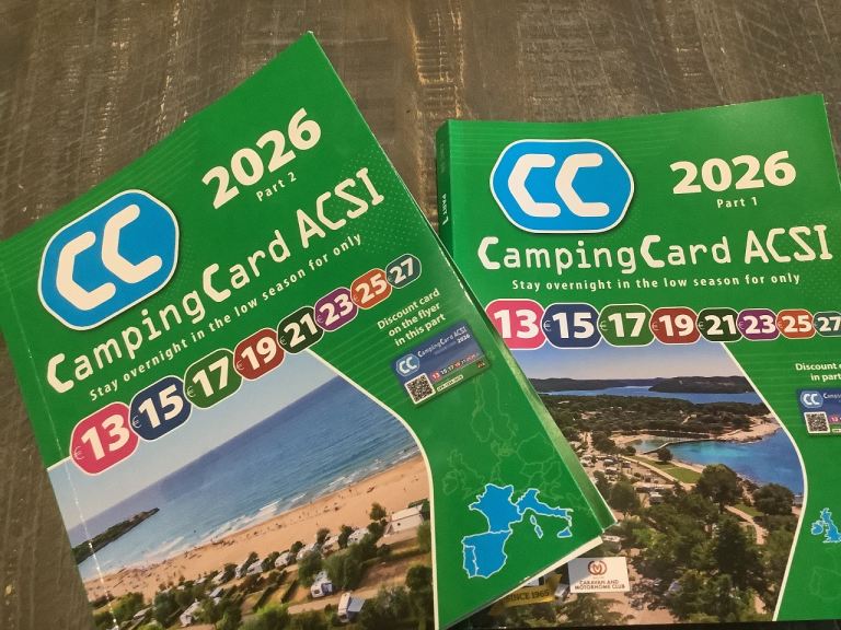CampingCard ACSI 2026 Books with Discount Card