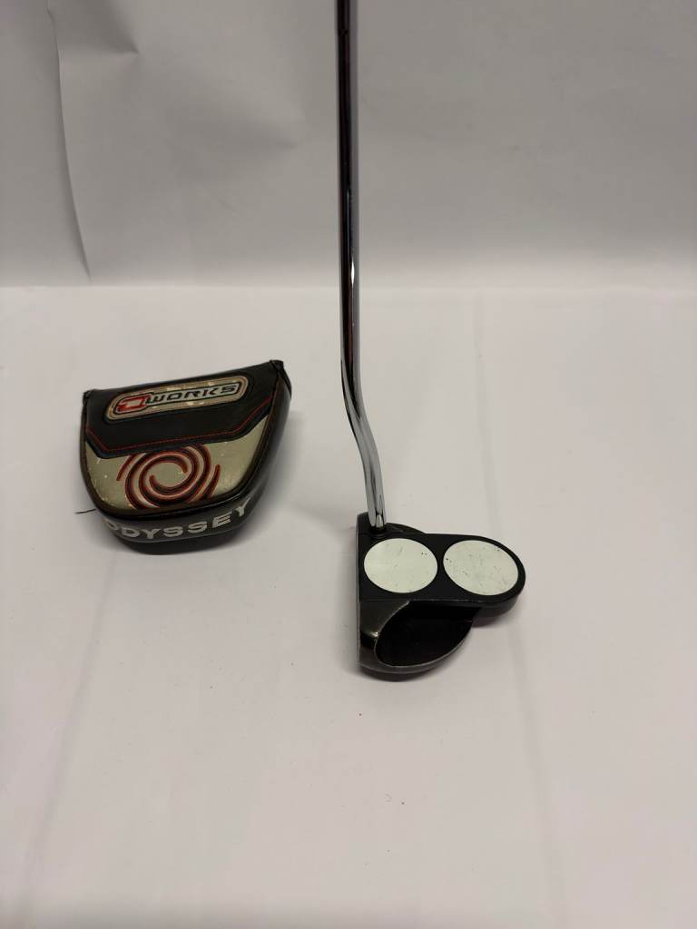 Odyssey O-Works 2-Ball Putter 34 Inch Left Handed + Headcover