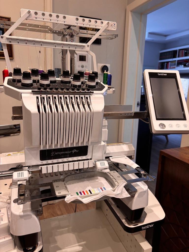 Brother PR1000 10-Needle Embroidery Machine – Fully Serviced & Low Hours (428 hrs) 