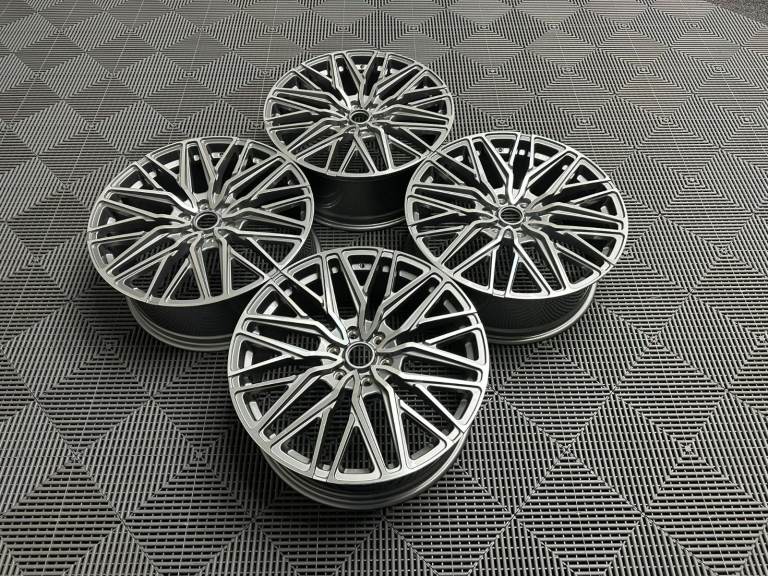 20" Inch Mesh Transit Sport Alloy wheels Ford Transit Custom Van Vw Transporter T7 6x120