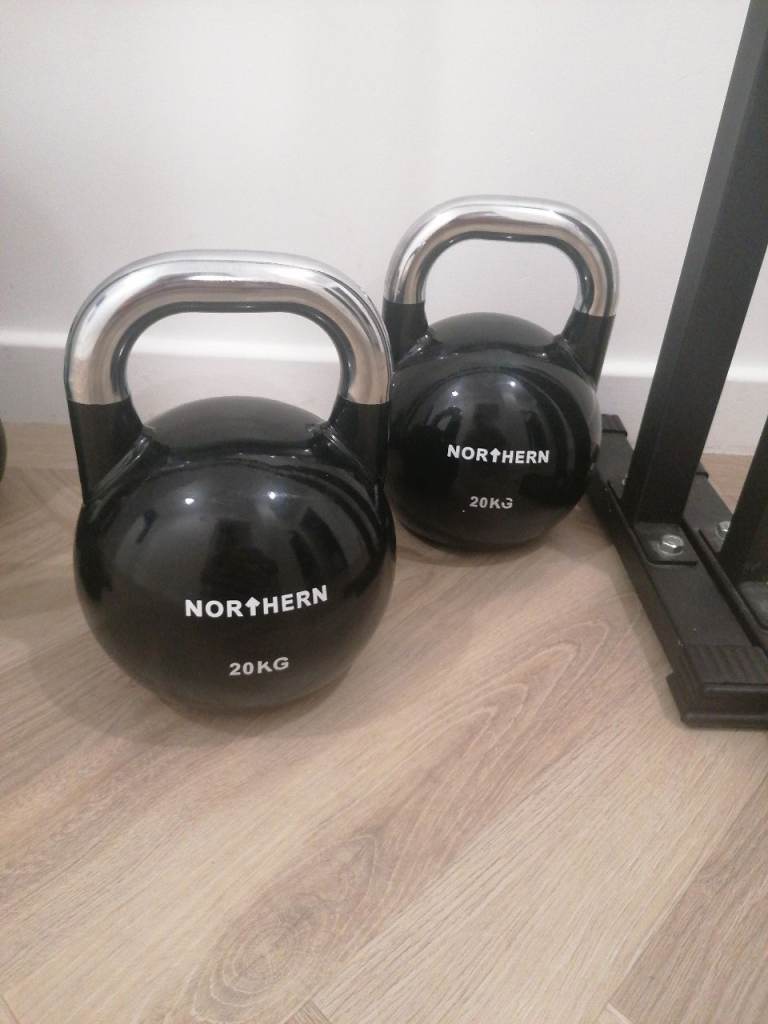 2x Northern 20kg competition kettlebells