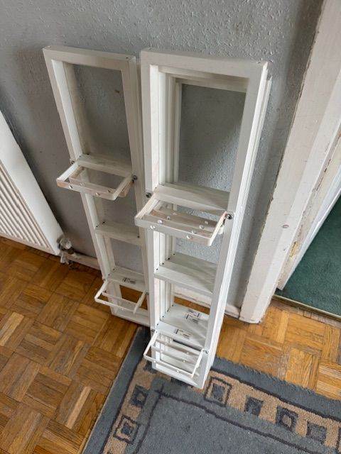 Ikea Lerberg CD racks for sale - 6 White