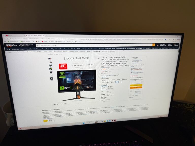 ASUS ROG SWIFT 360 HZ PG27AQN