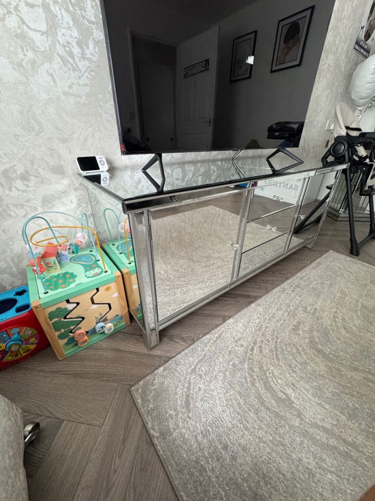 Mirrored TV Cabinet