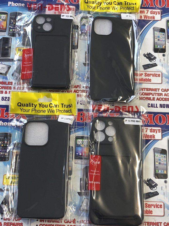 Apple iPhone 13mini/13/13Pro/13Pro Max premium clear & black gel cases available