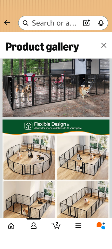 Dog/puppy enclosure 