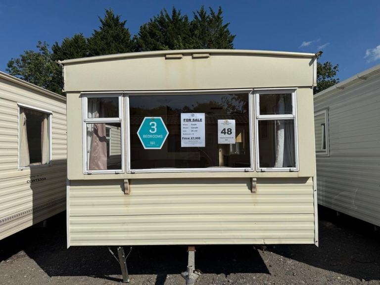 3 Bed 35x10ft Static Caravan - Offsite / Farm / Self Build Use