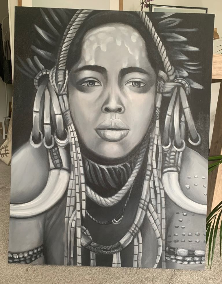 Painting from Bali, 70cmx90cm