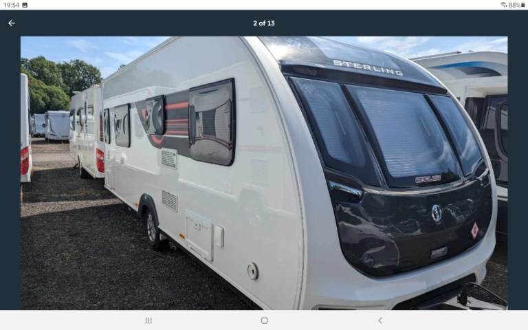 4 Berth 2017 Sterling Eccles 565 single axle caravan 