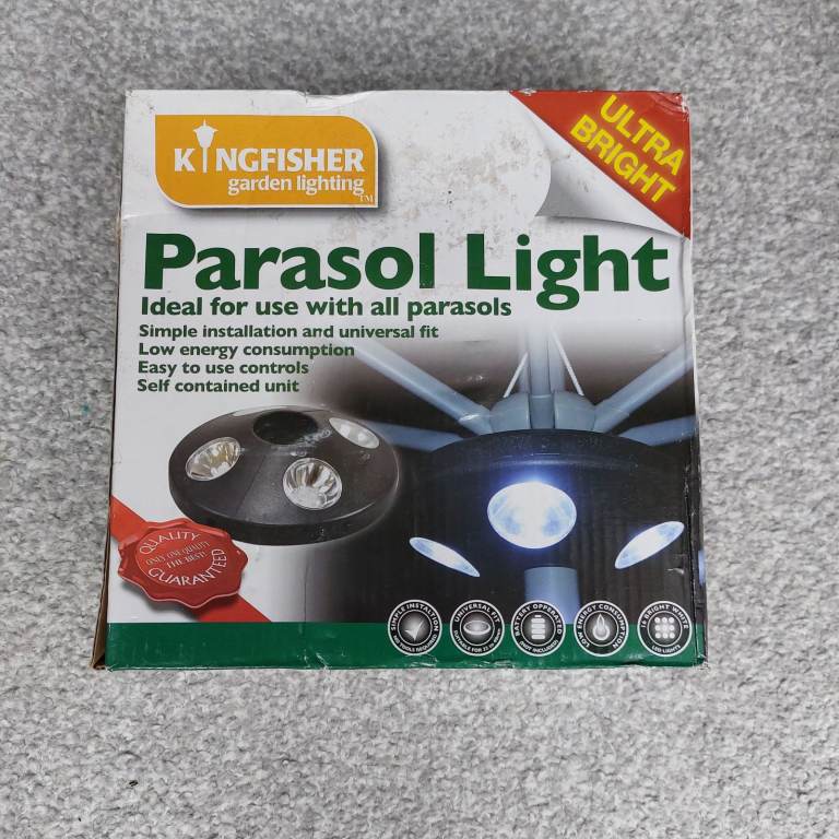 kingfisher parasol light ultra bright